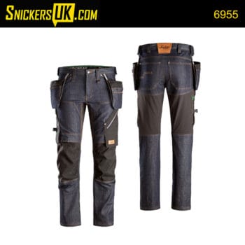 Snickers 6955 FlexiWork Denim Holster Pocket Trousers