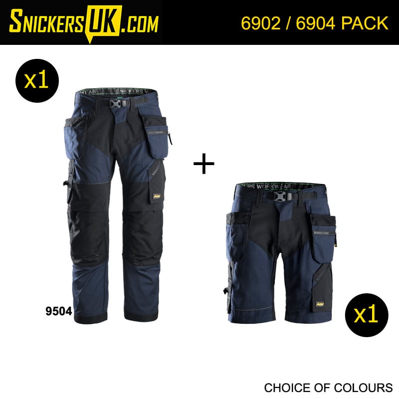 Snickers 6902 Flexiwork Ripstop Holster Trousers | RSIS