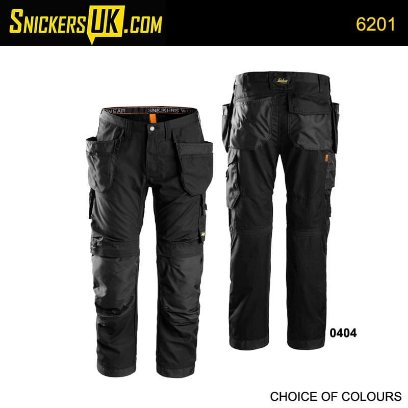 Amazon.com: Snickers Workwear Men's AllroundWork Stretch Loose Fit Works  with Holster Pockets, Black/Black, 30/32: Clothing, Shoes & Jewelry