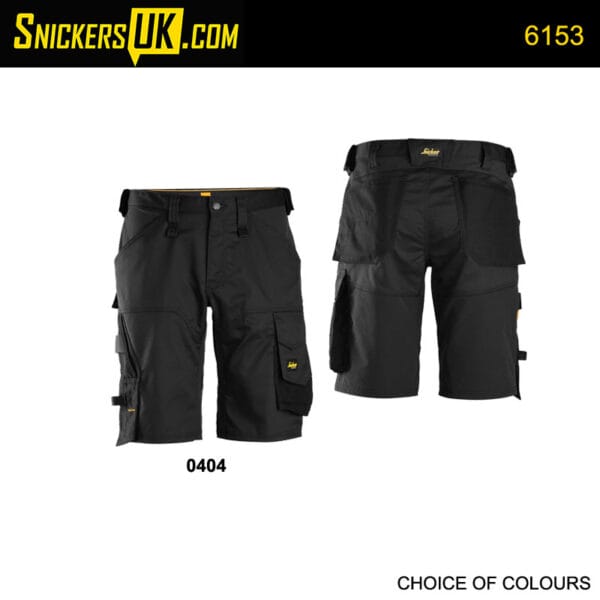 Snickers 6153 AllRoundWork Loose Fit Stretch Non Holster Pocket Shorts