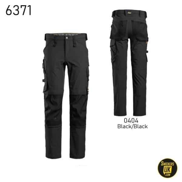 Snickers 6371 AllroundWork Full Stretch Non Holster Pocket Trousers