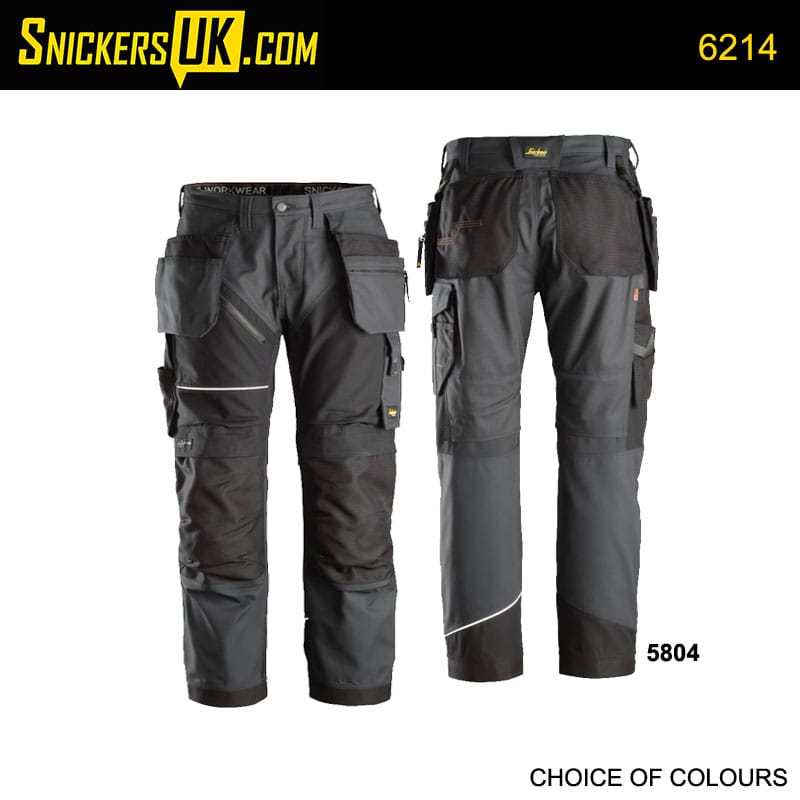 Snickers 6303 RuffWork, Work Trousers Black – Workwear Nation Ltd