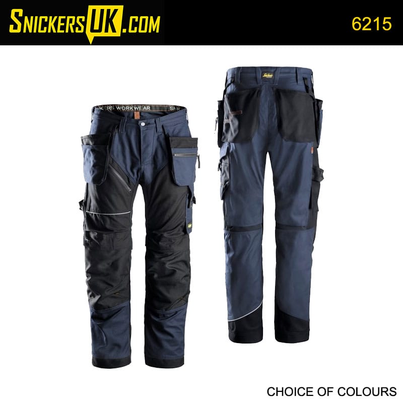 Snickers 6214 Canavas+ Work Trousers+ Holster Pockets | Ennis Safety Wear