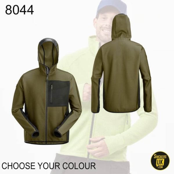 Snickers 8044 FlexiWork Zipped Mid Layer Hoodie