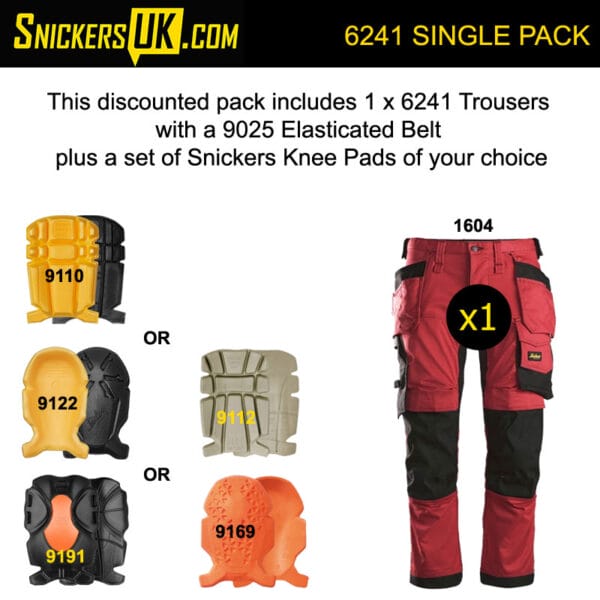 Snickers 6241 AllRoundWork Stretch Holster Pocket Trousers