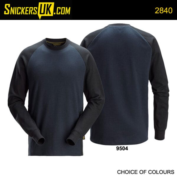 Snickers 2840 Two Coloured Sweatshirt