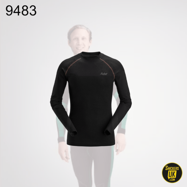 Snickers 9483 Seamless Base Layer Heat Regulating Wool Top